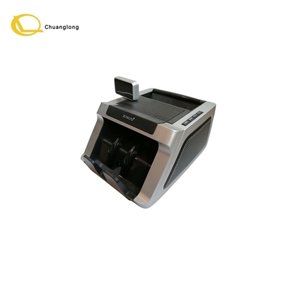 JUNUO C05 Para Sayma Makinesi Dedektörü Siyah, LED Ekranlı Banka Gişeleri için Nakit Banknot Sayma Makinesi