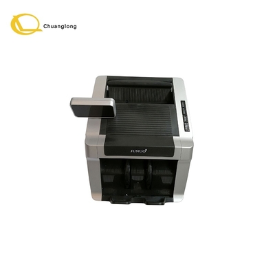 JUNUO C05 Para Sayma Makinesi Dedektörü Siyah, LED Ekranlı Banka Gişeleri için Nakit Banknot Sayma Makinesi