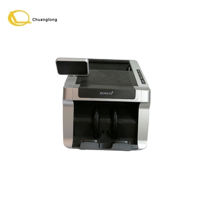 JUNUO C05 Para Sayma Makinesi Dedektörü Siyah, LED Ekranlı Banka Gişeleri için Nakit Banknot Sayma Makinesi