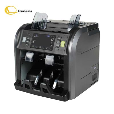 İyi fiyat Multi-Currency 2 Pocket Banknote Sayma Makinesi Lityum Pille Donanımlı Lityum Bataryası ile Donanımlı Printer çevrimiçi