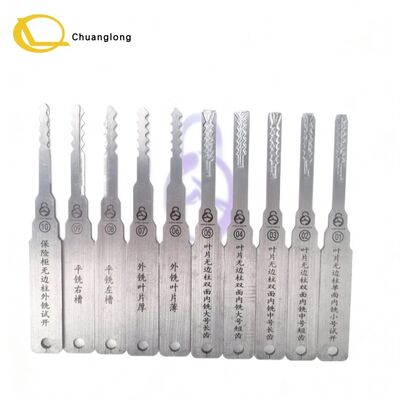 Master Grand® 10 Parçalı Çin C Seviyesi Kasalar, Acil Durum Kilitleri, Araç ve Trafik Kilitleri İçin Kilit Açma Aleti Seti