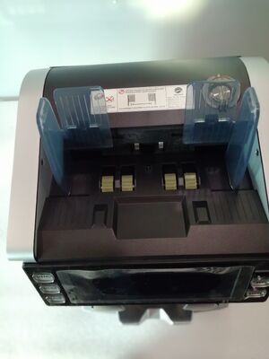 1+1 Cep Tipi Banknot Ayıklama Makinesi Para Sayma Makinesi Dedektörü Siyah LED Ekranlı LK22025060003