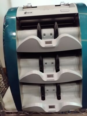 Kisan banknot sıralama makinesi para sayacı dedektörü LED ekranlı mavi Smart K3 S16E01-3659