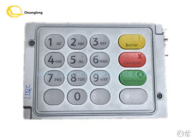 İyi fiyat Metal V3 Para Çekme Makinası Tuş Takımı, 4450745408 Para Çekme Makinası Pin Pad Gümüş Renk çevrimiçi