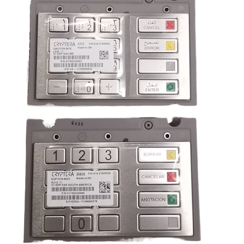 1750235003 SAU BR Pinpad 1750255914 INT ASYA EPP V7 ESP 1750255914 KSA Klavye Atm Parçaları