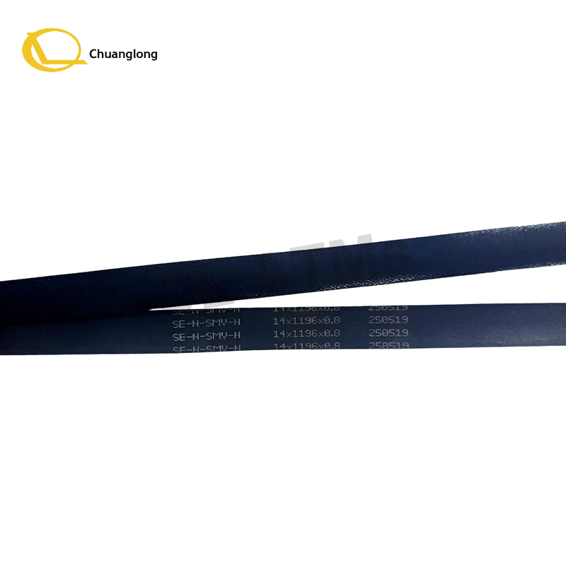 14*1196*0.8 ATM yedek parçaları Hyosung GCDU Büyük besleme kemeri 1K / 2K CDU 14x1196x0.8mm kemer