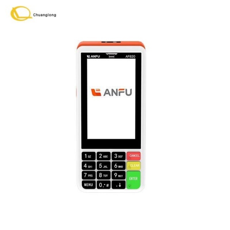 NFC EMV Sertifikalı Tüm Ödemeleri Destekleyen ANFU AF820 Yeni Android 13 Akıllı POS Terminali