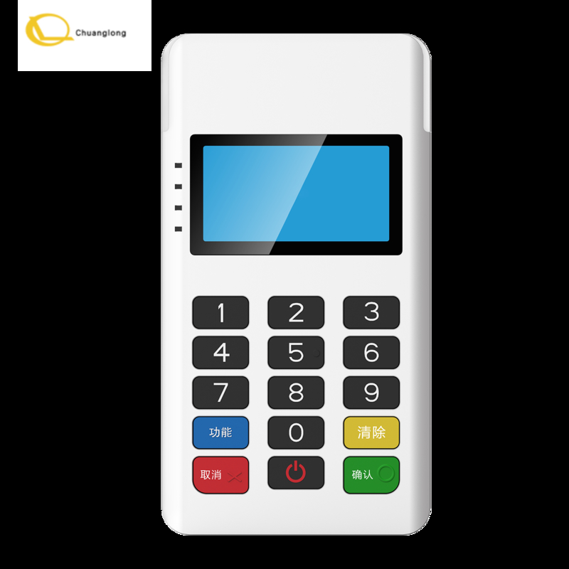 ANFU AF60S Minipos MPOS Kaydırmalı Pos Satın Alma Terminali EMV PCI Temassız 4 Sinyal Işığı İle