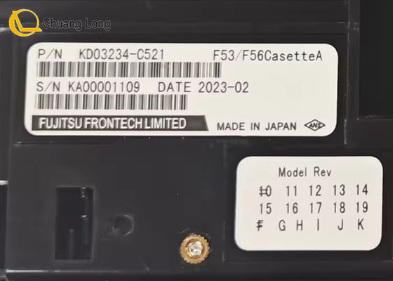 İyi fiyat ATM Makinesi Parçaları Fujitsu F53 F56 Dispenser Nakit Kaseti KD03234-C521 çevrimiçi