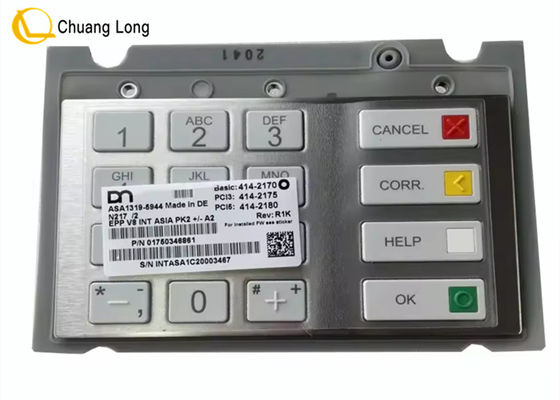 İyi fiyat ATM parçaları Diebold Nixdorf EPPV8 klavyesi 1750303455 01750303455 çevrimiçi
