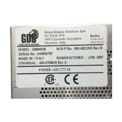 İyi fiyat NCR 8,4 inç LED LCD (10 inç CRT'nin yerine geçer) Yüksek parlak, 009-0023395 çevrimiçi
